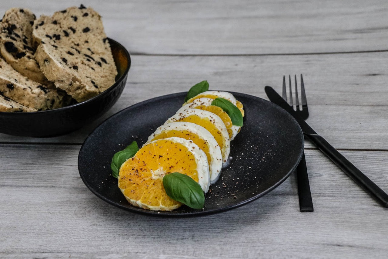 Gourmet Büffelmozzarella mit Orange