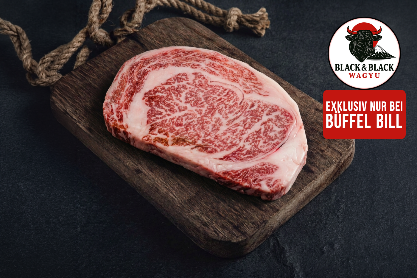 Black & Black | Rib Eye Steak